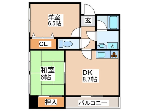 ヴィティユメゾン成尾の物件間取画像